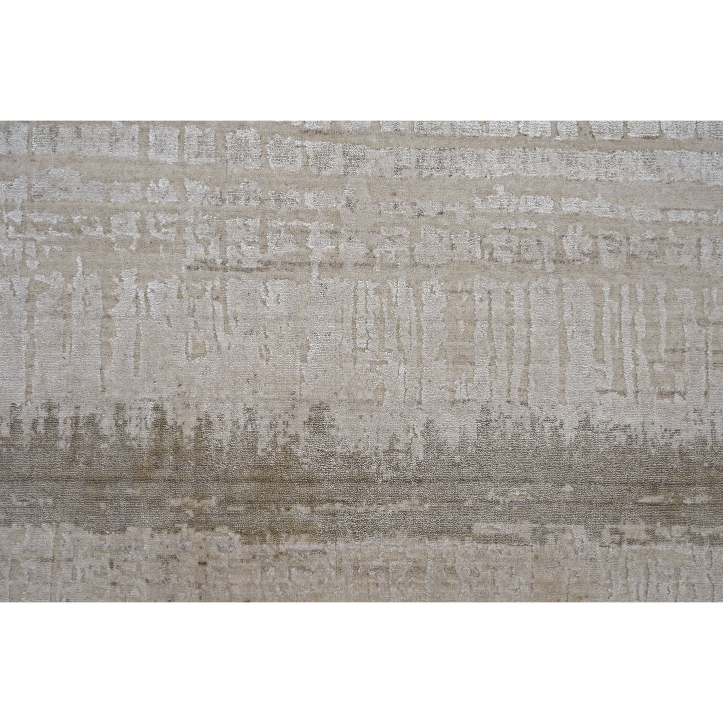 HANDLOOMED JACQUARD RK440 IVORY / CAMEL