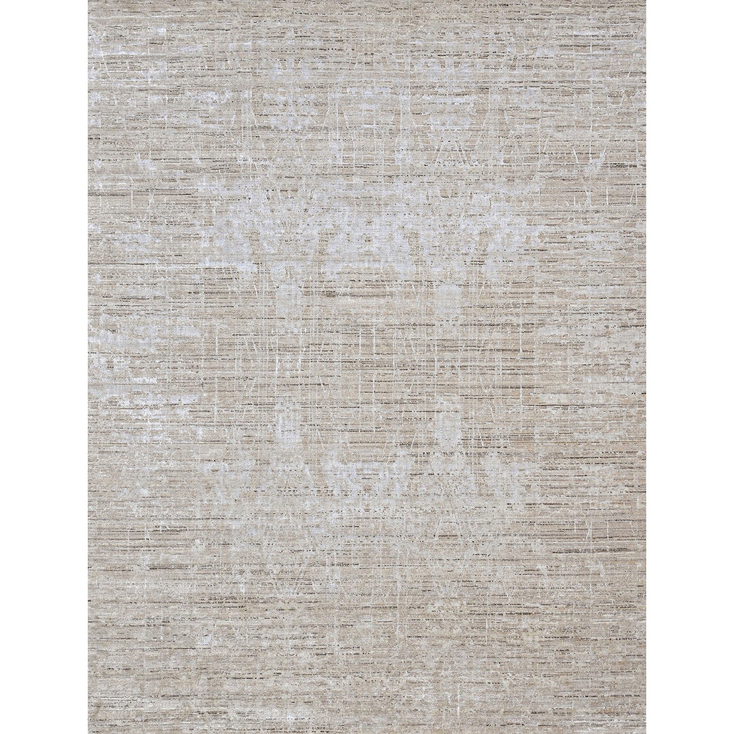 HANDLOOMED JACQUARD RK453 BEIGE / BEIGE
