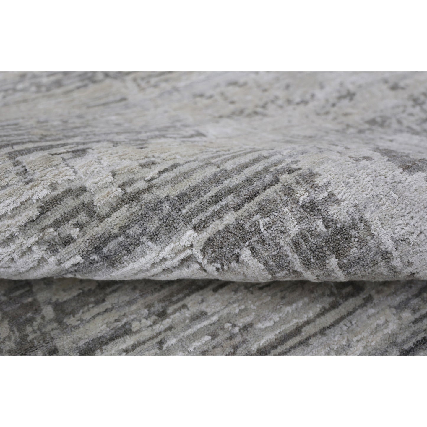 HANDLOOMED JACQUARD RP199 GREY / SILVER