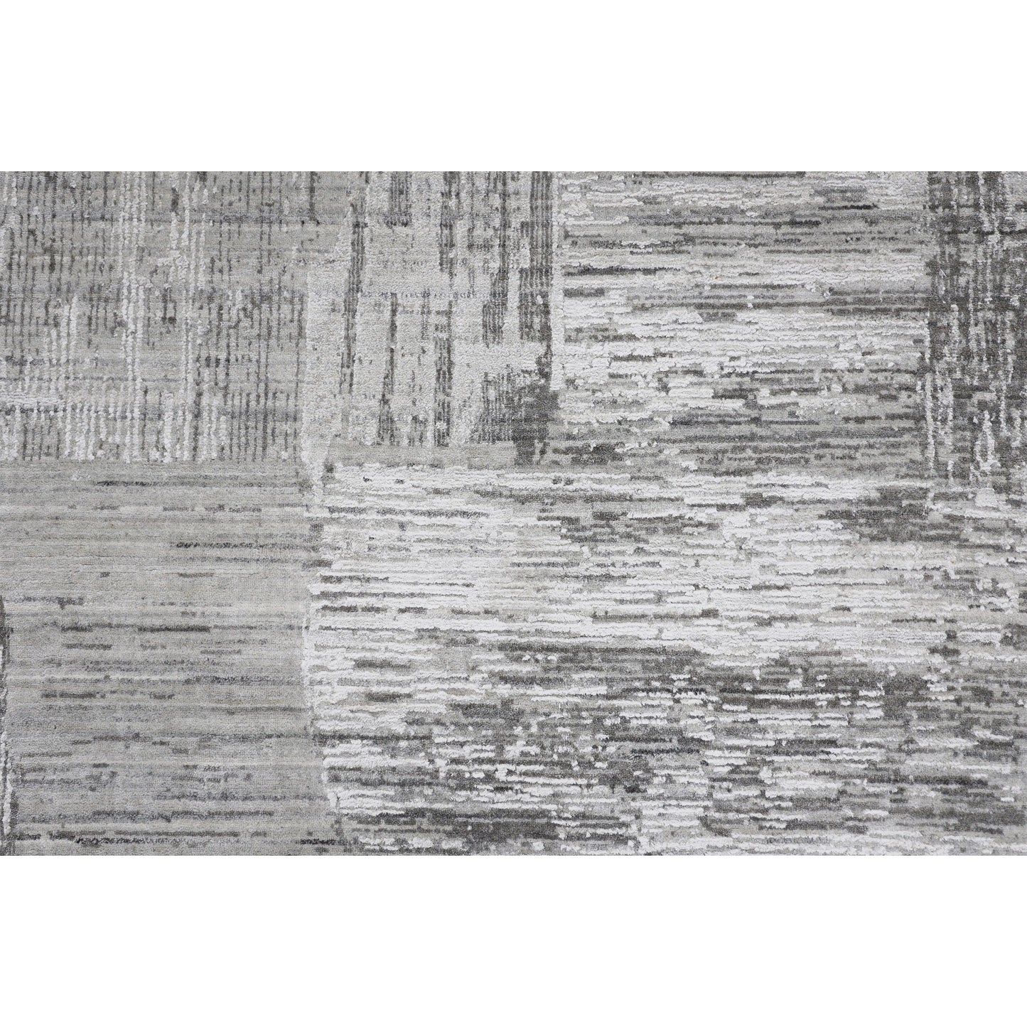 HANDLOOMED JACQUARD RP199 GREY / SILVER