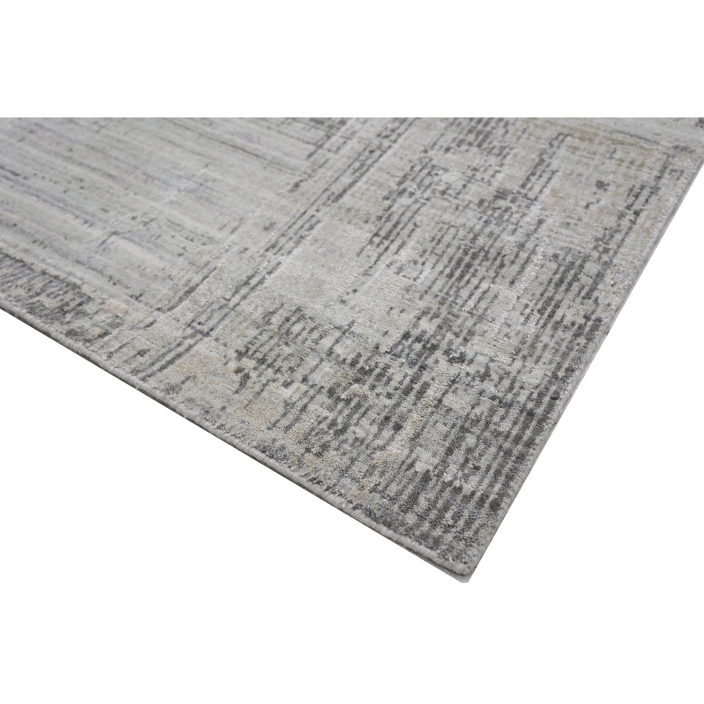 HANDLOOMED JACQUARD RP199 GREY / SILVER