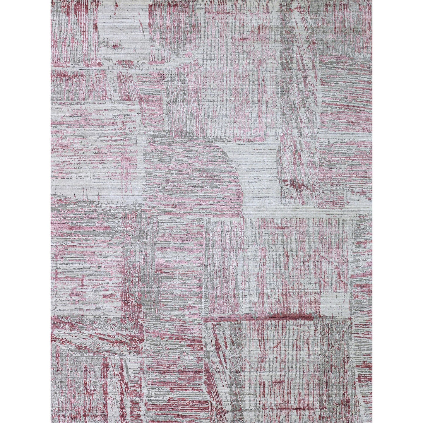 HANDLOOMED JACQUARD RP206 GREY / RED