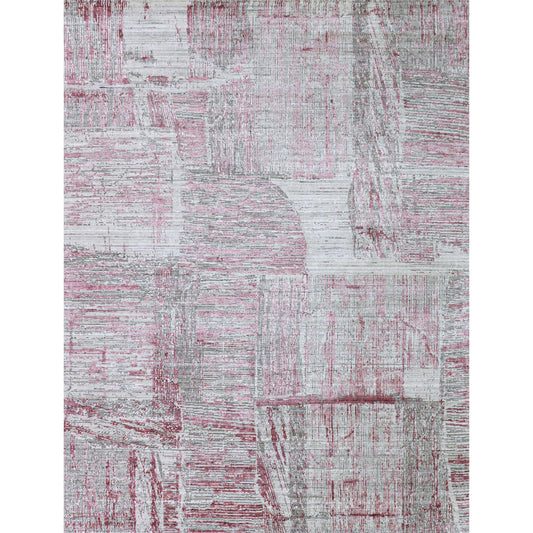 HANDLOOMED JACQUARD RP206 GREY / RED