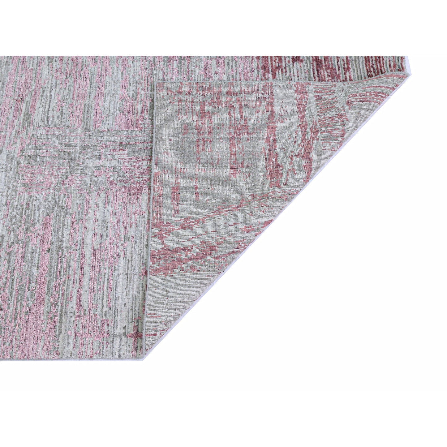 HANDLOOMED JACQUARD RP206 GREY / RED