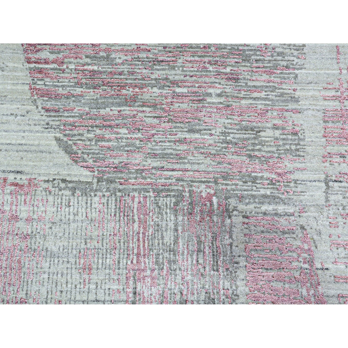 HANDLOOMED JACQUARD RP206 GREY / RED