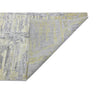 HANDLOOMED JACQUARD RK207 BLUE / SILVER