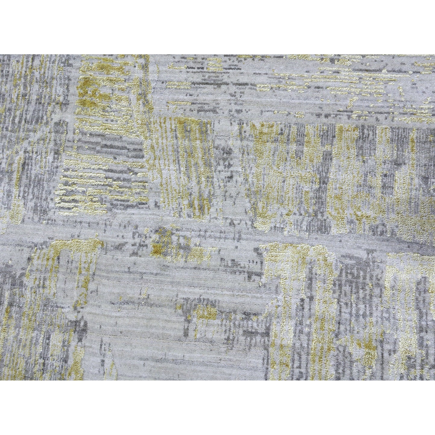 HANDLOOMED JACQUARD RK207 BLUE / SILVER