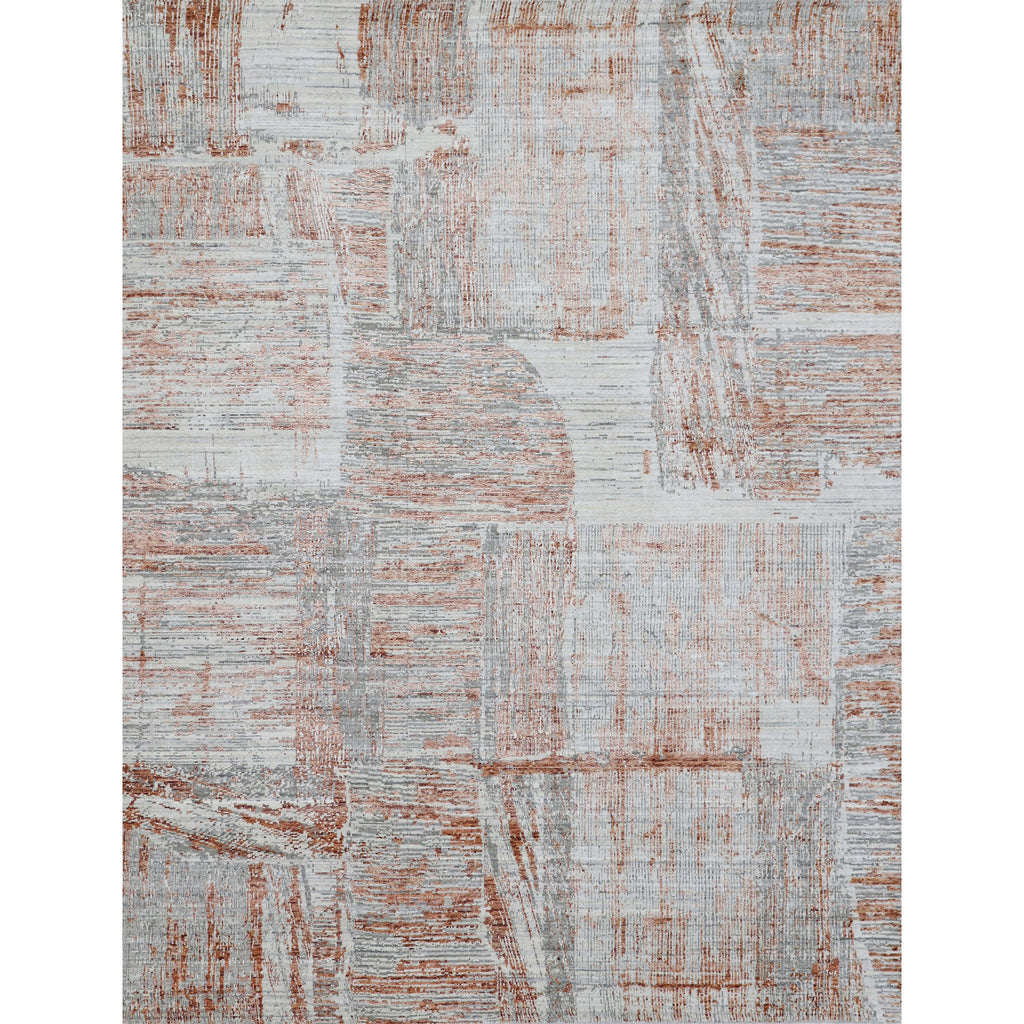 HANDLOOMED JACQUARD RP208 GREY / RUST