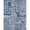 HANDLOOMED JACQUARD RA213 BLUE / GREY