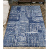 HANDLOOMED JACQUARD RA213 BLUE / GREY