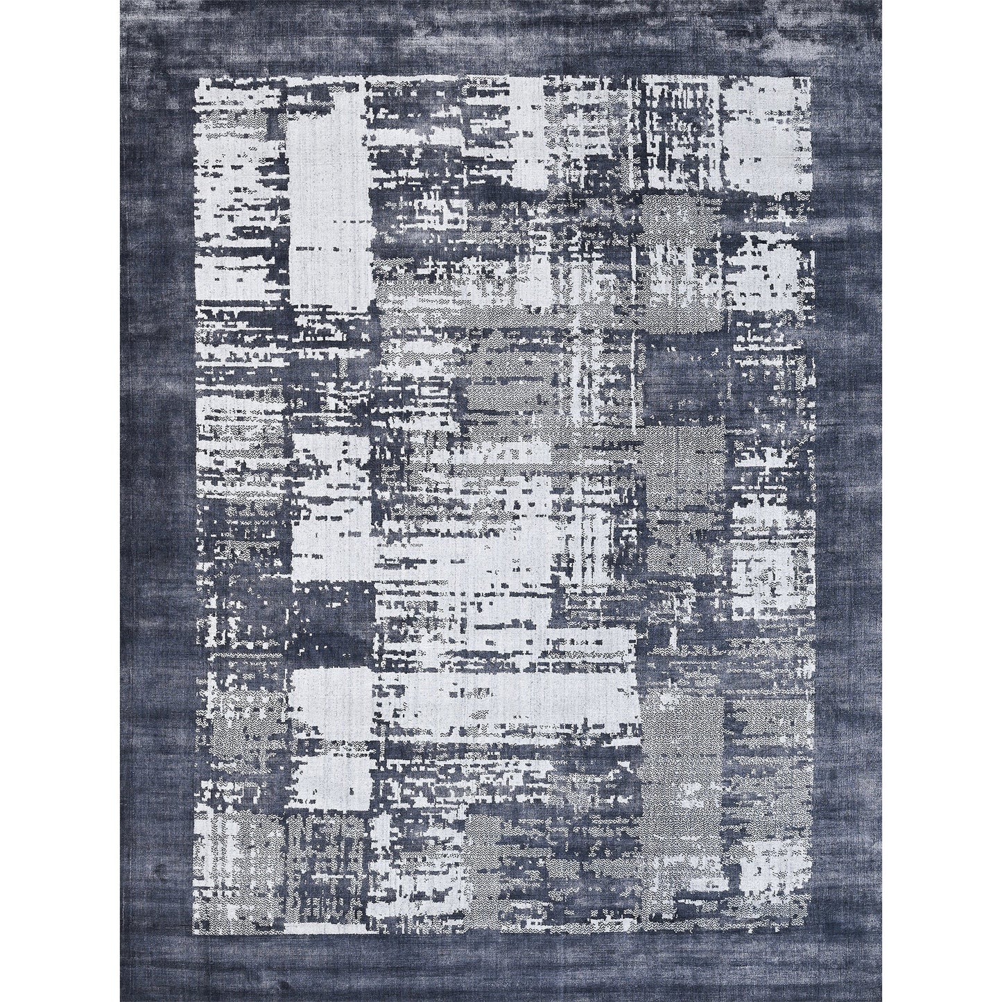 HANDLOOMED JACQUARD TCJ07 GREY / IVORY