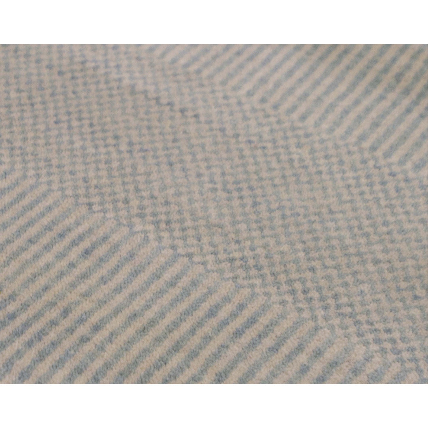 HANDLOOMED WOOL DMART DAMASK ART AQUA