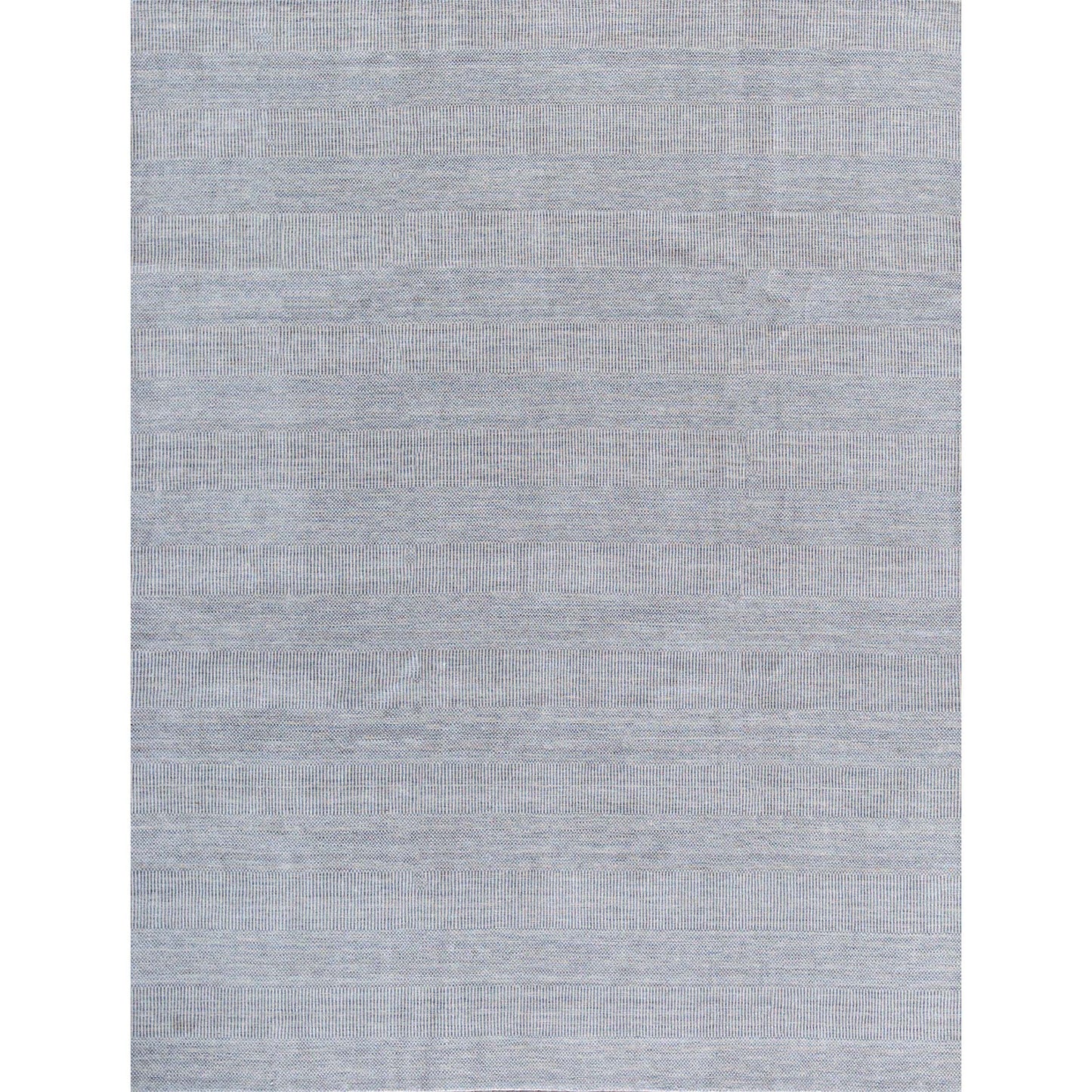 HANDLOOMED WOOL DMART DAMASK ART BLUE