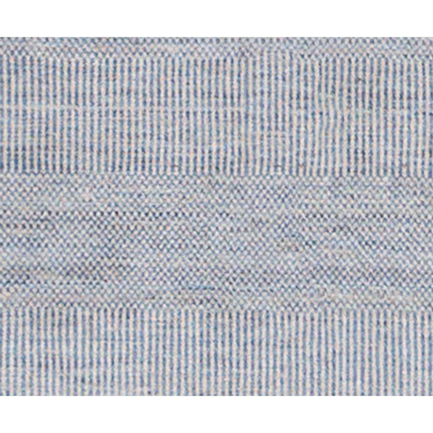 HANDLOOMED WOOL DMART DAMASK ART BLUE