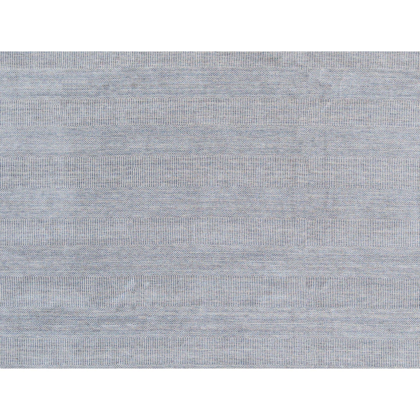 HANDLOOMED WOOL DMART DAMASK ART BLUE