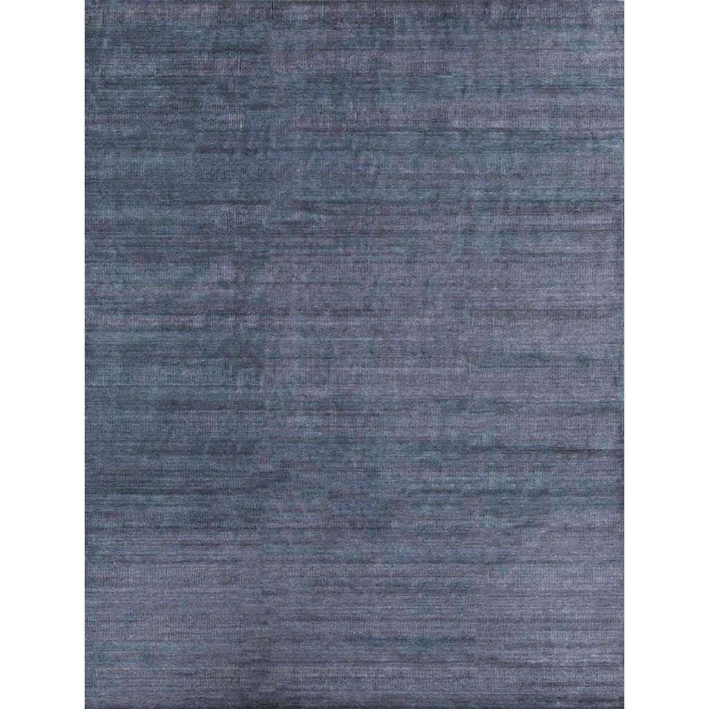 HANDLOOMED WOOL DMART DAMASK ART NAVY