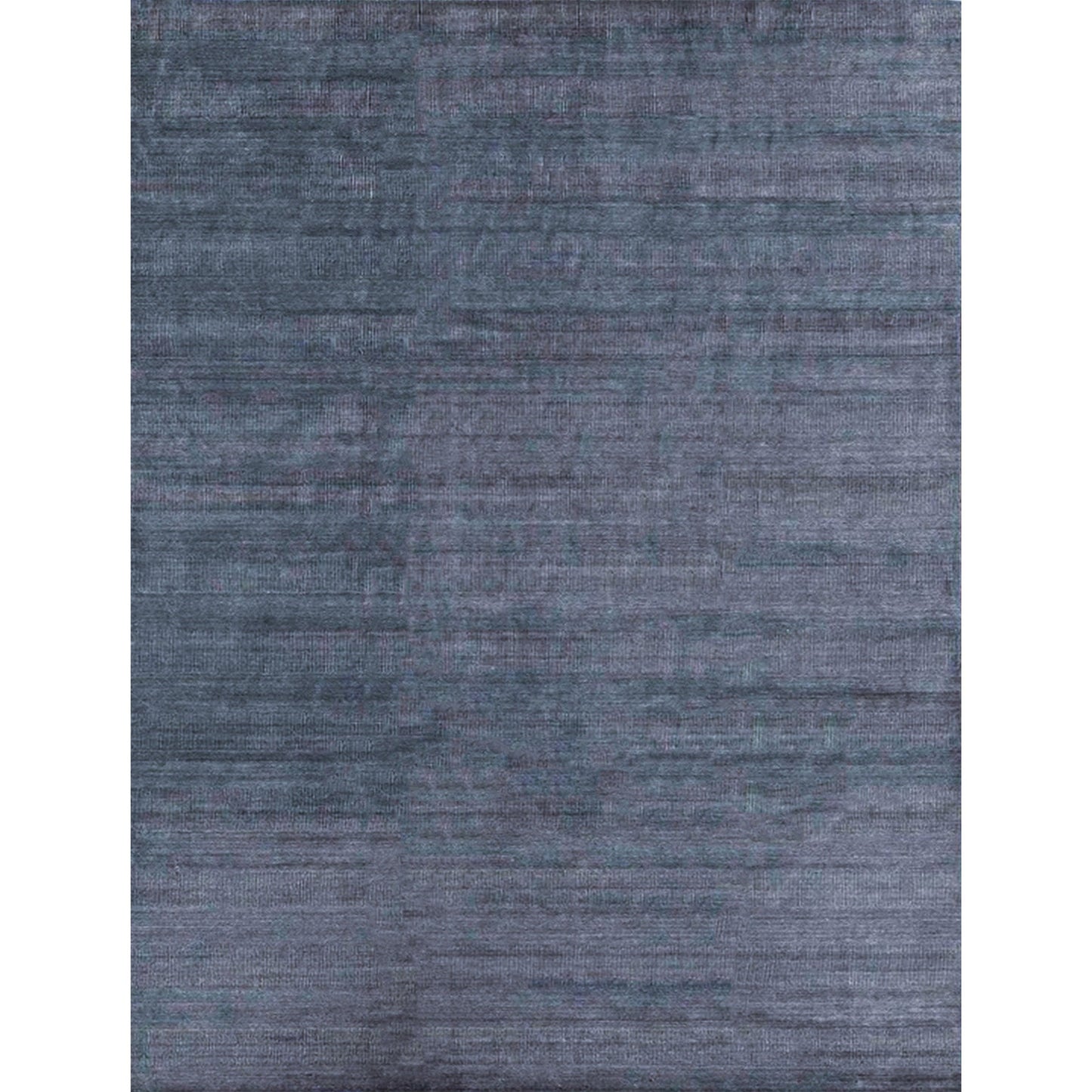 HANDLOOMED WOOL DMART DAMASK ART NAVY