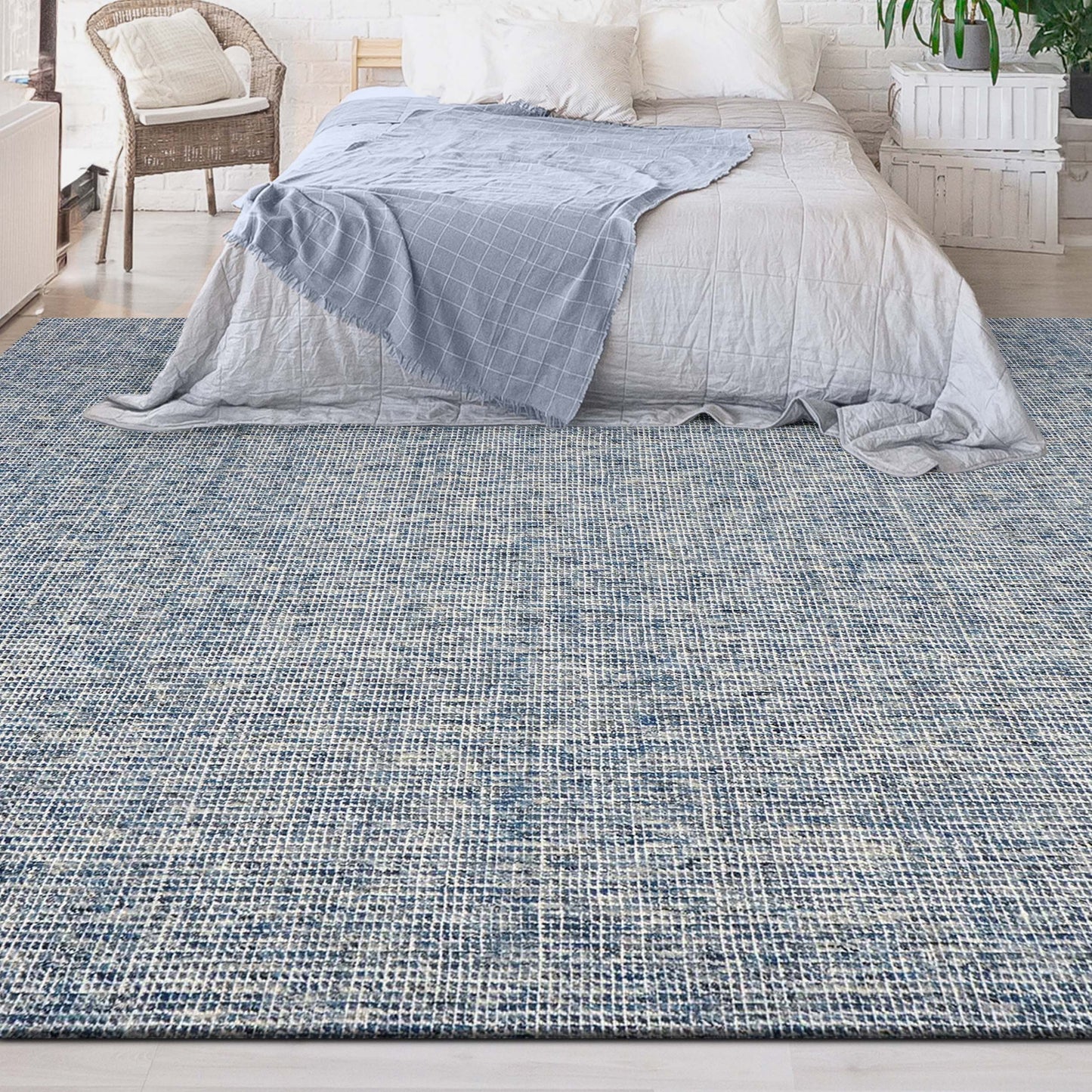 HANDLOOMED WOOL HB960 BLUE / MULTI