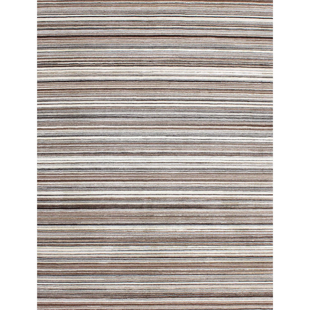 HANDLOOMED WOOL K2882 NATURAL / BROWN