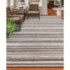 HANDLOOMED WOOL K2882 NATURAL / BROWN