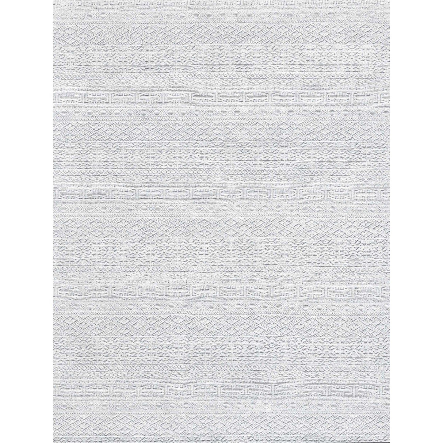 HANDLOOMED WOOL TCGR1 SILVER / GREY
