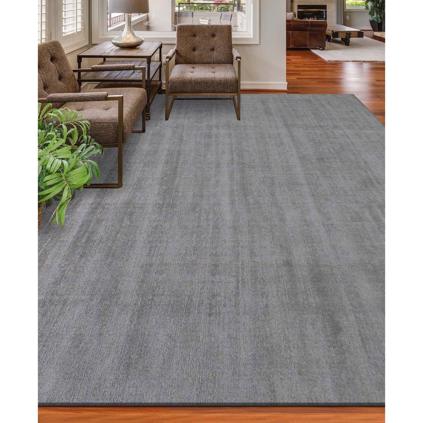 HANDLOOMED WOOL TIPSH TIP SHEAR GREY