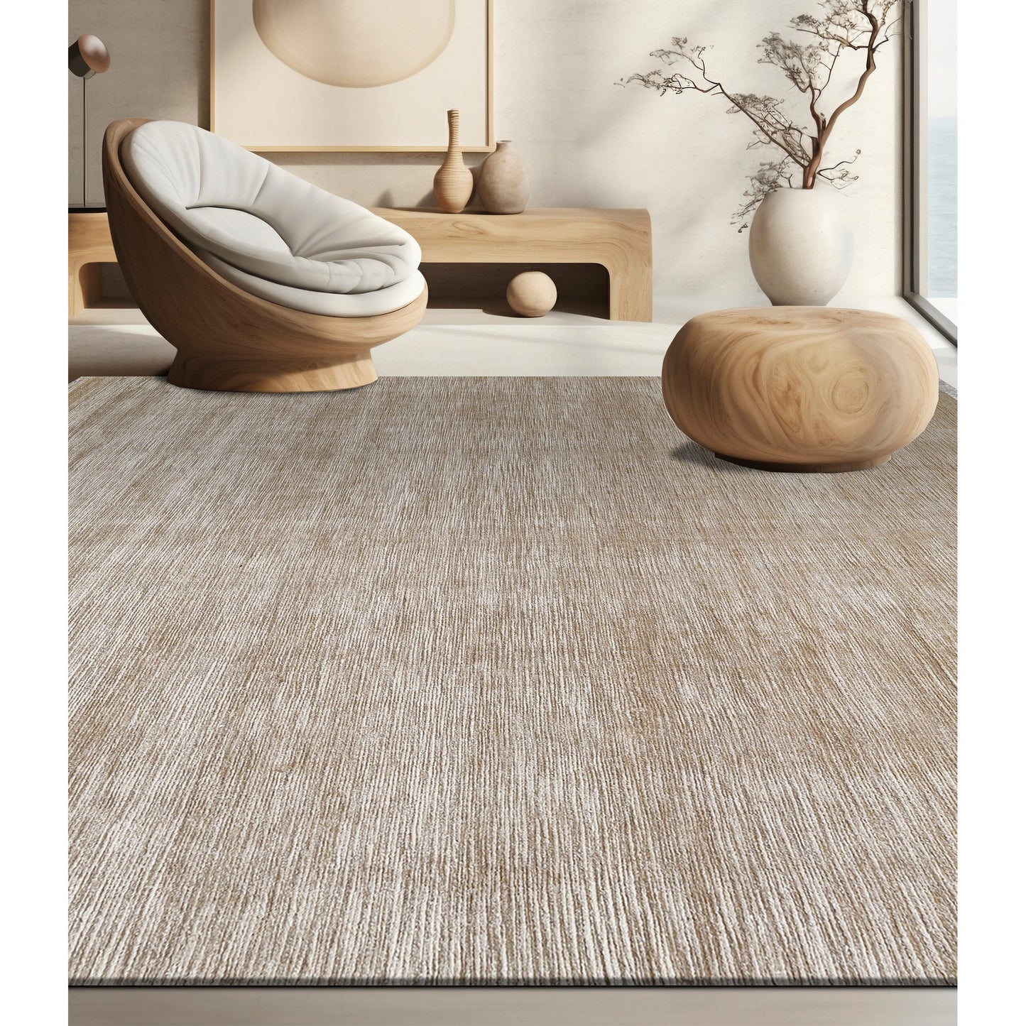 HANDLOOMED NYLON SR311 BEIGE