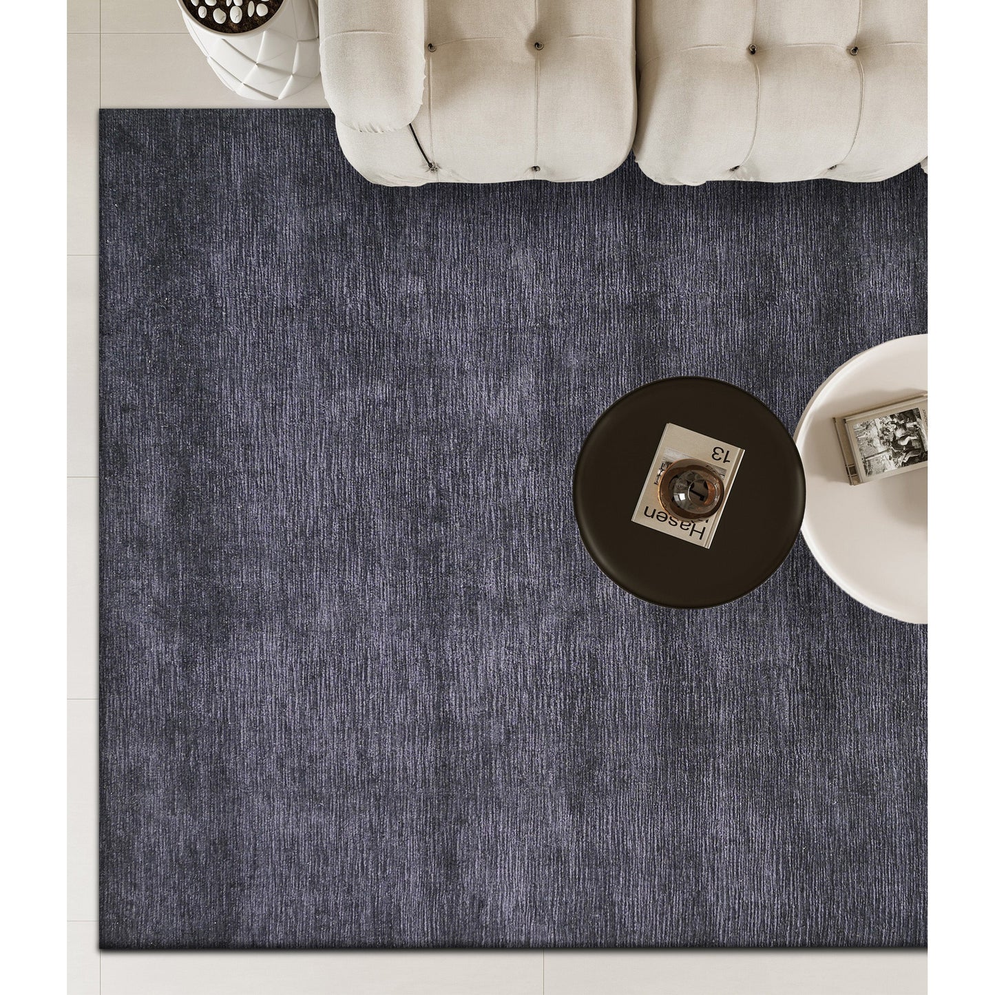 HANDLOOMED NYLON SR311 CHARCOAL