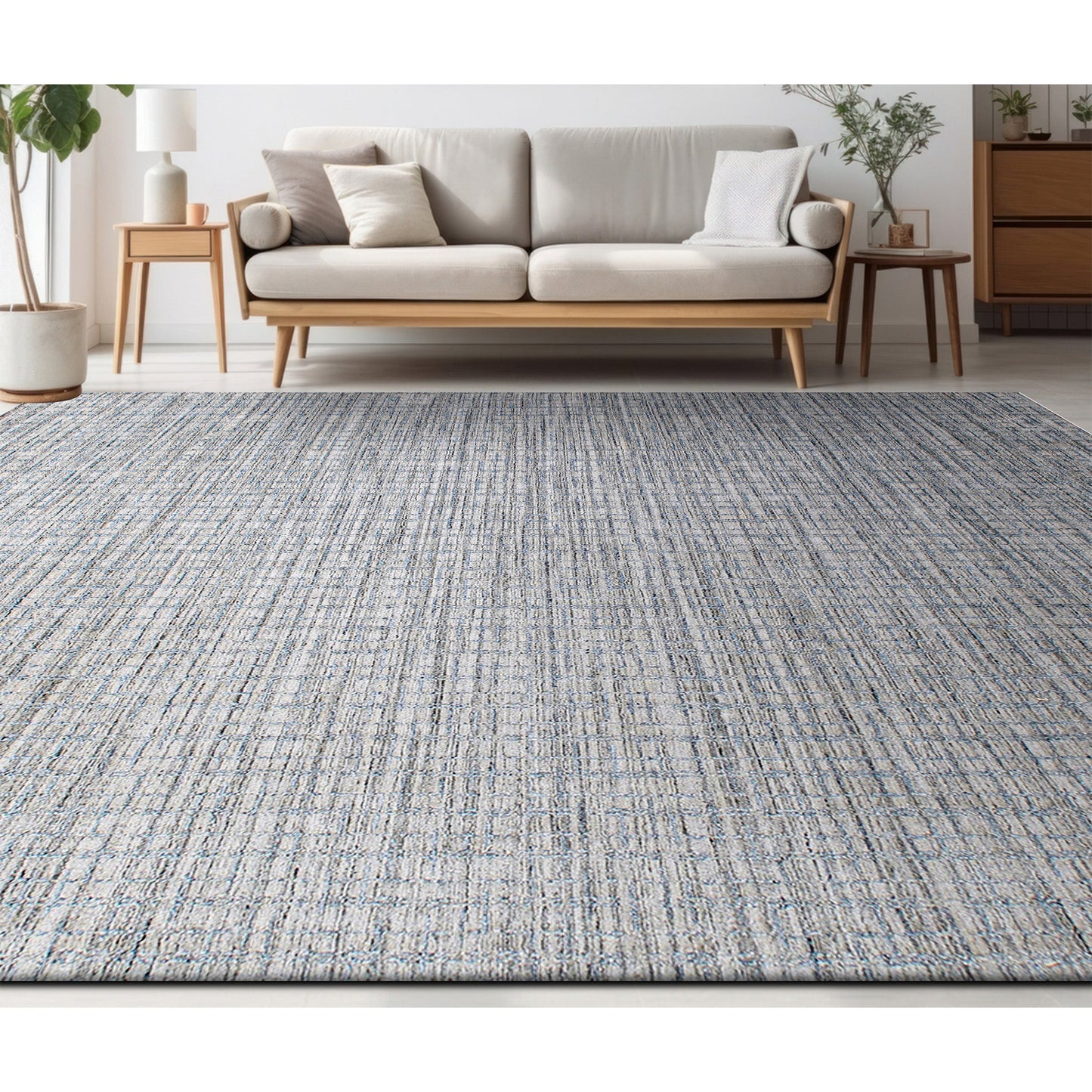 HANDLOOMED 2000 BFE BENSON SILVER / BLUE