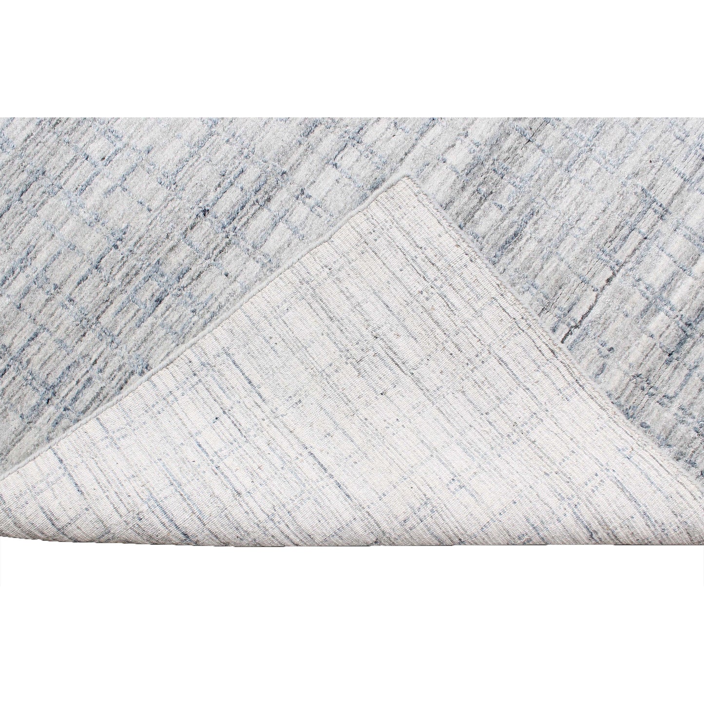 HANDLOOMED 2000 BFE BENSON SILVER / LIGHT BLUE