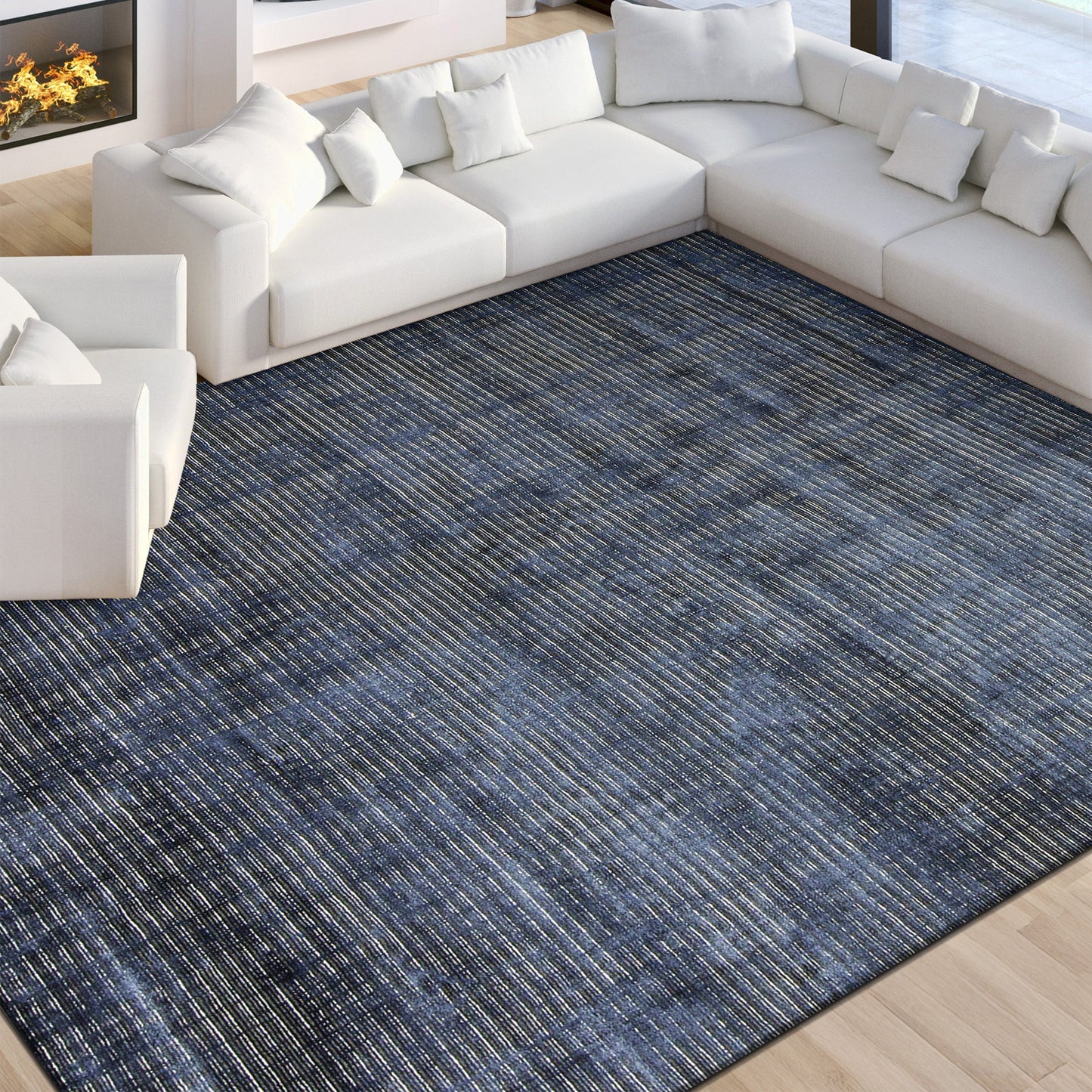 HANDLOOMED 2000 CY003 NAVY