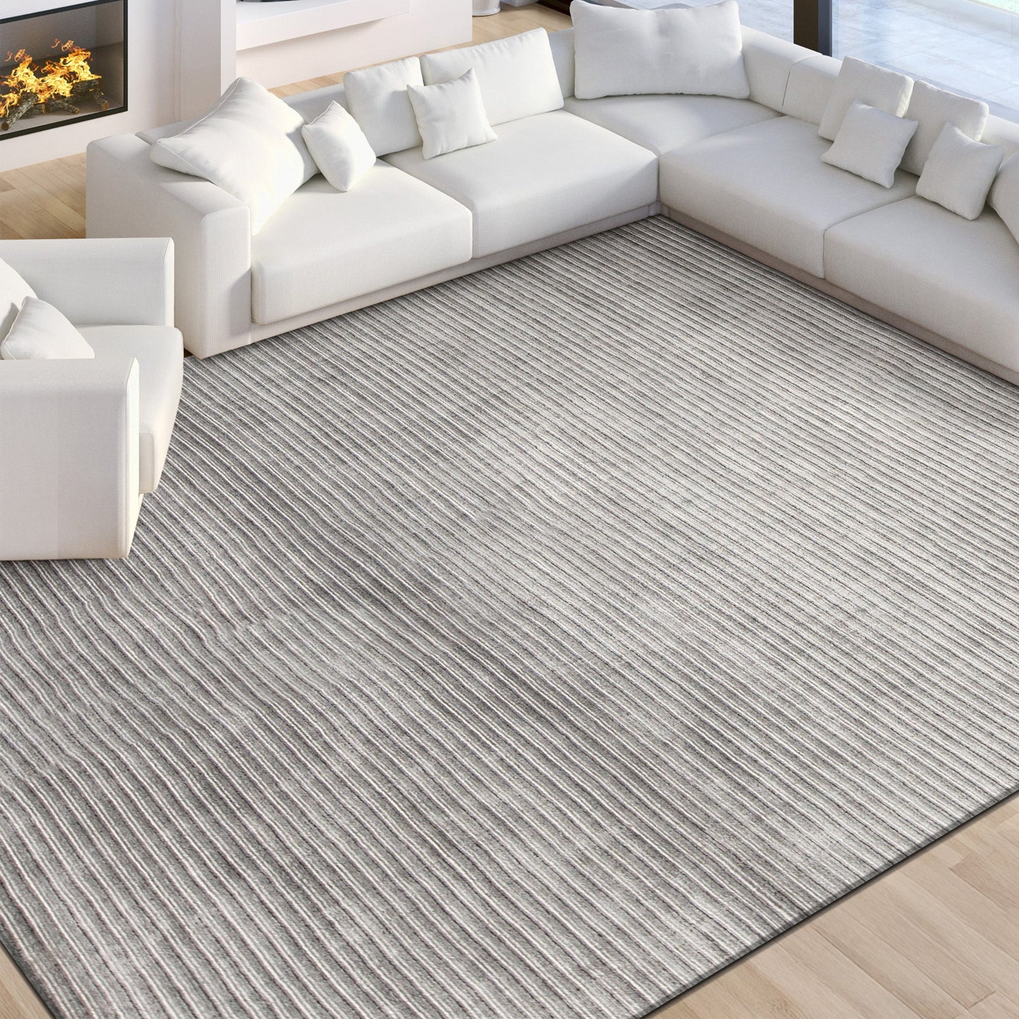 HANDLOOMED 2000 CY004 LIGHT GREY