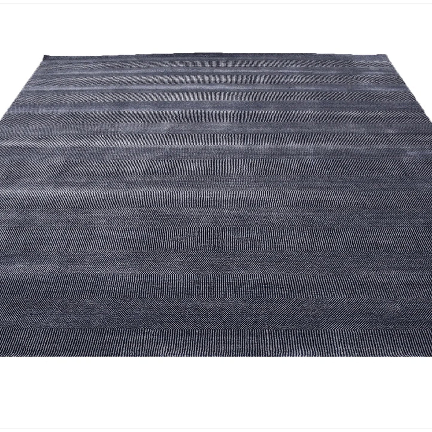 HANDLOOMED 2000 DMART DAMASK ART NAVY