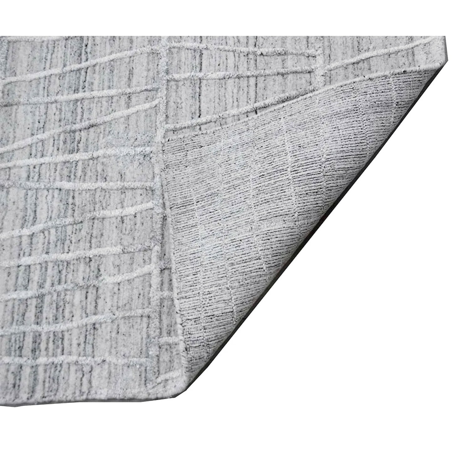 HANDLOOMED 2000 FANCE KACEY SILVER / WHITE