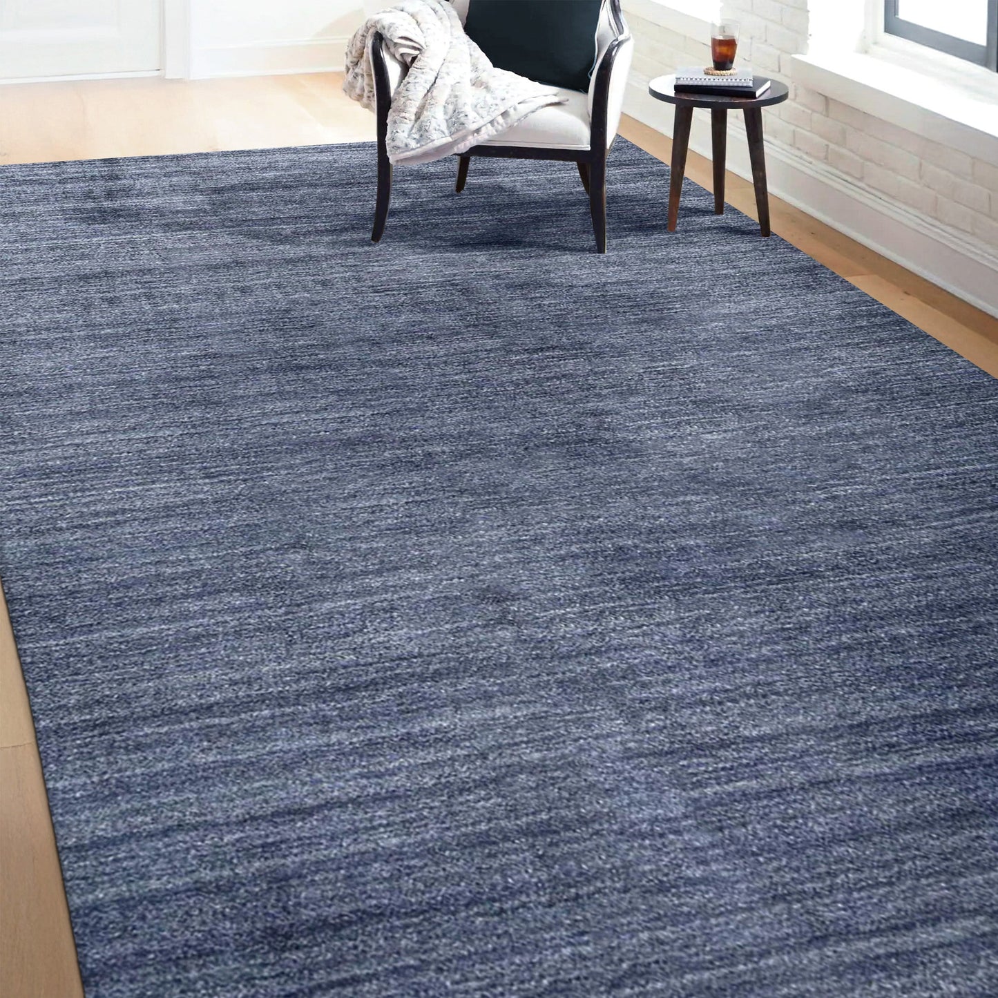HANDLOOMED 2000 HANDS HAND SPUN PLAIN NAVY