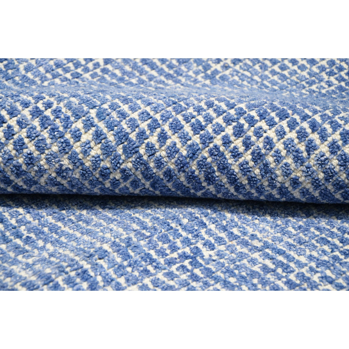 HANDLOOMED 2000 HB700 IVORY / BLUE