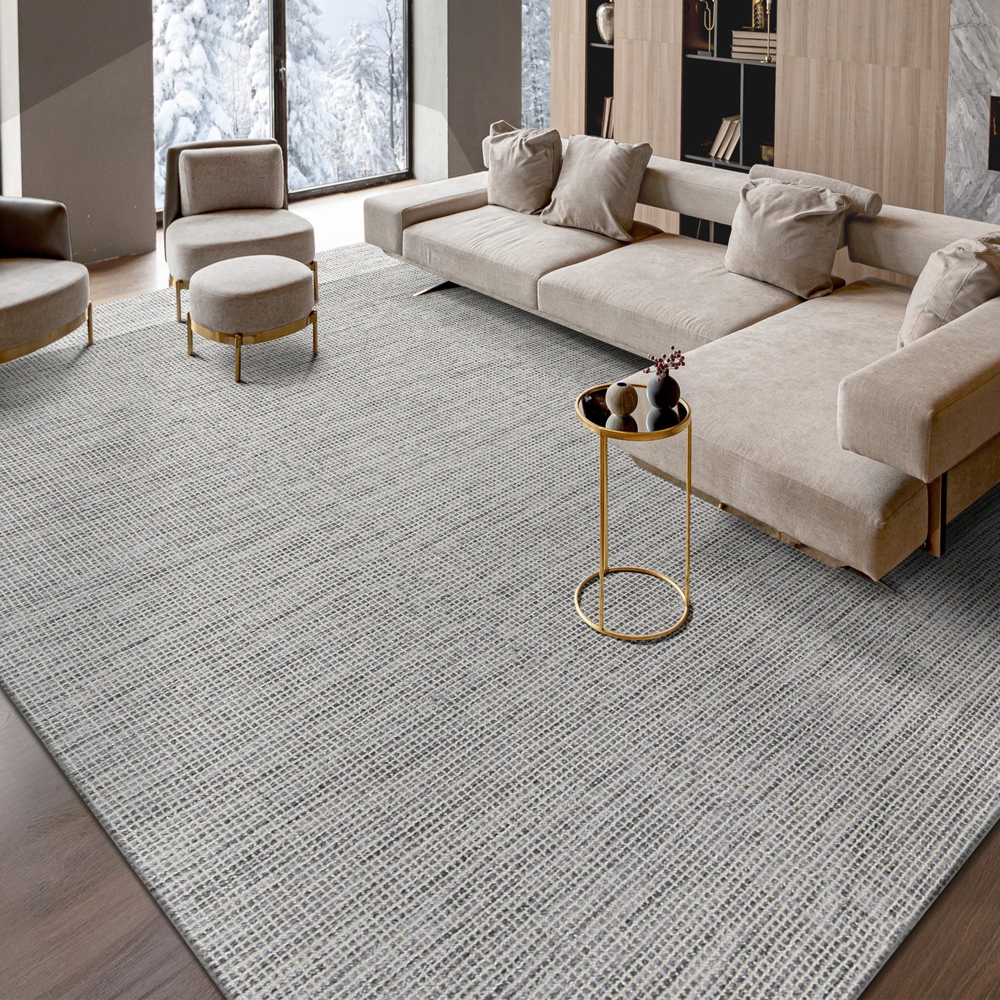 HANDLOOMED 2000 HOMER GREY / IVORY