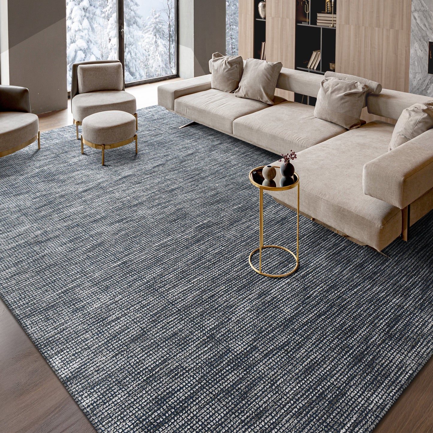 HANDLOOMED 2000 HOMER GREY / NAVY