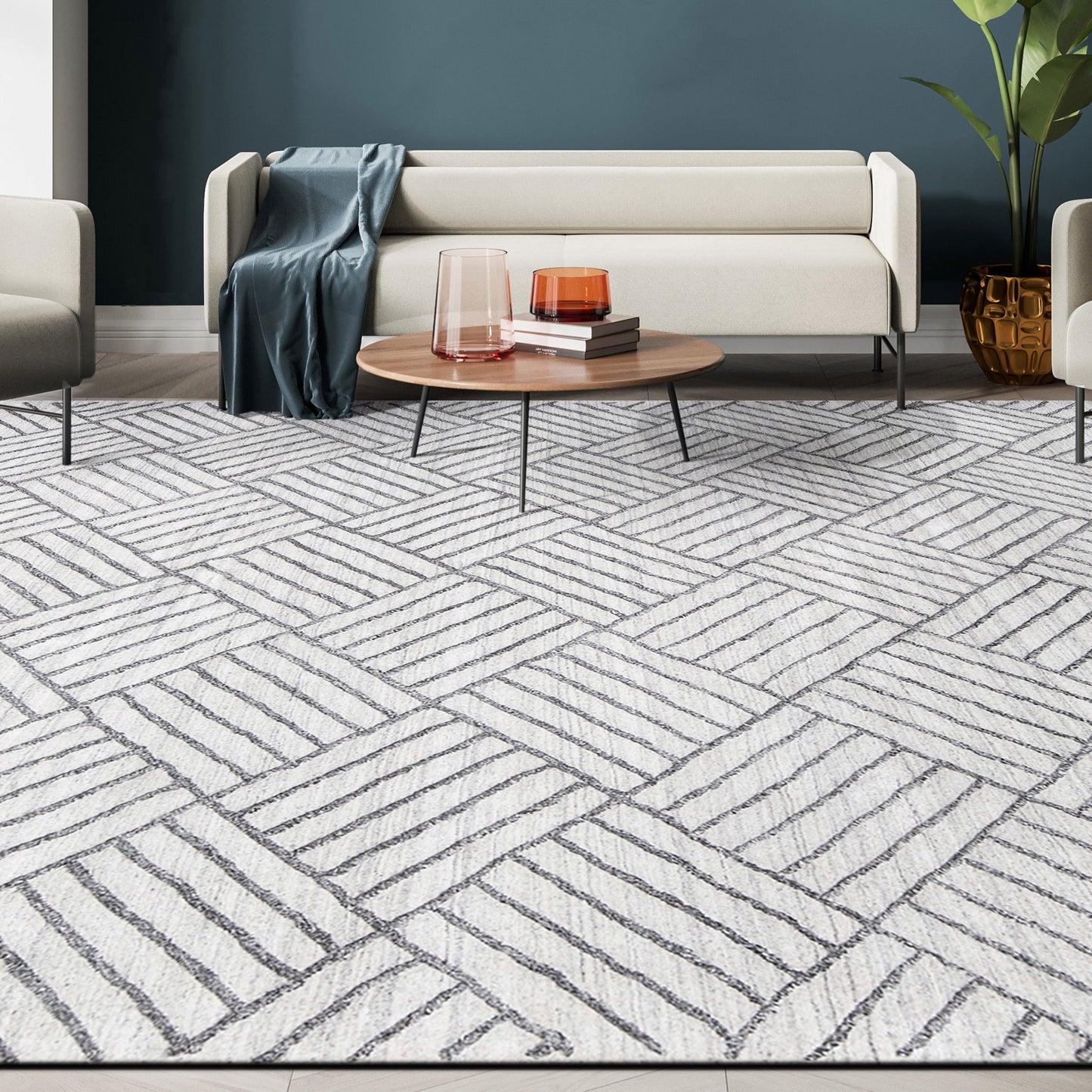 HANDLOOMED 2000 JAYDN JAYDEN SILVER / WHITE