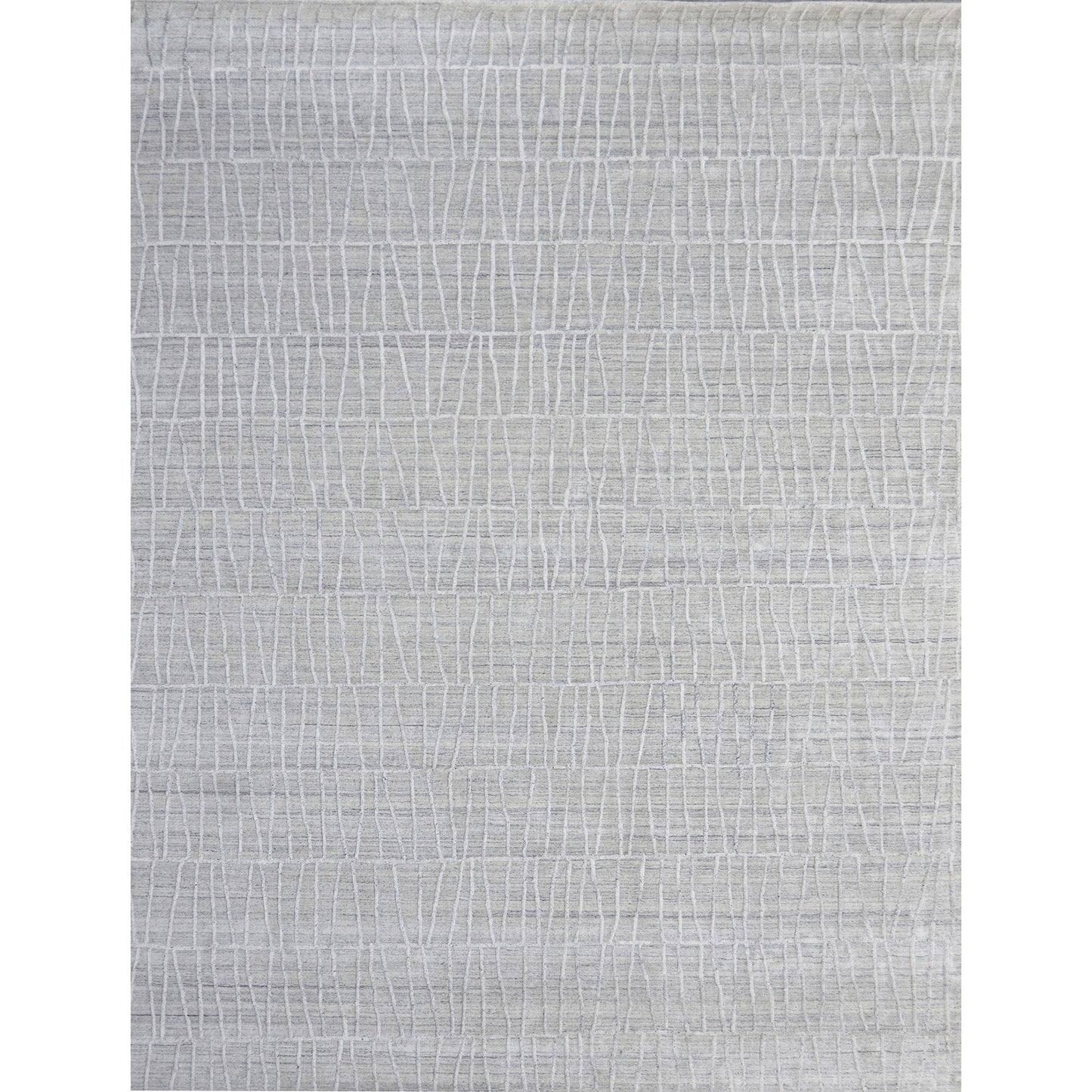 HANDLOOMED 2000 KACEY SILVER / WHITE