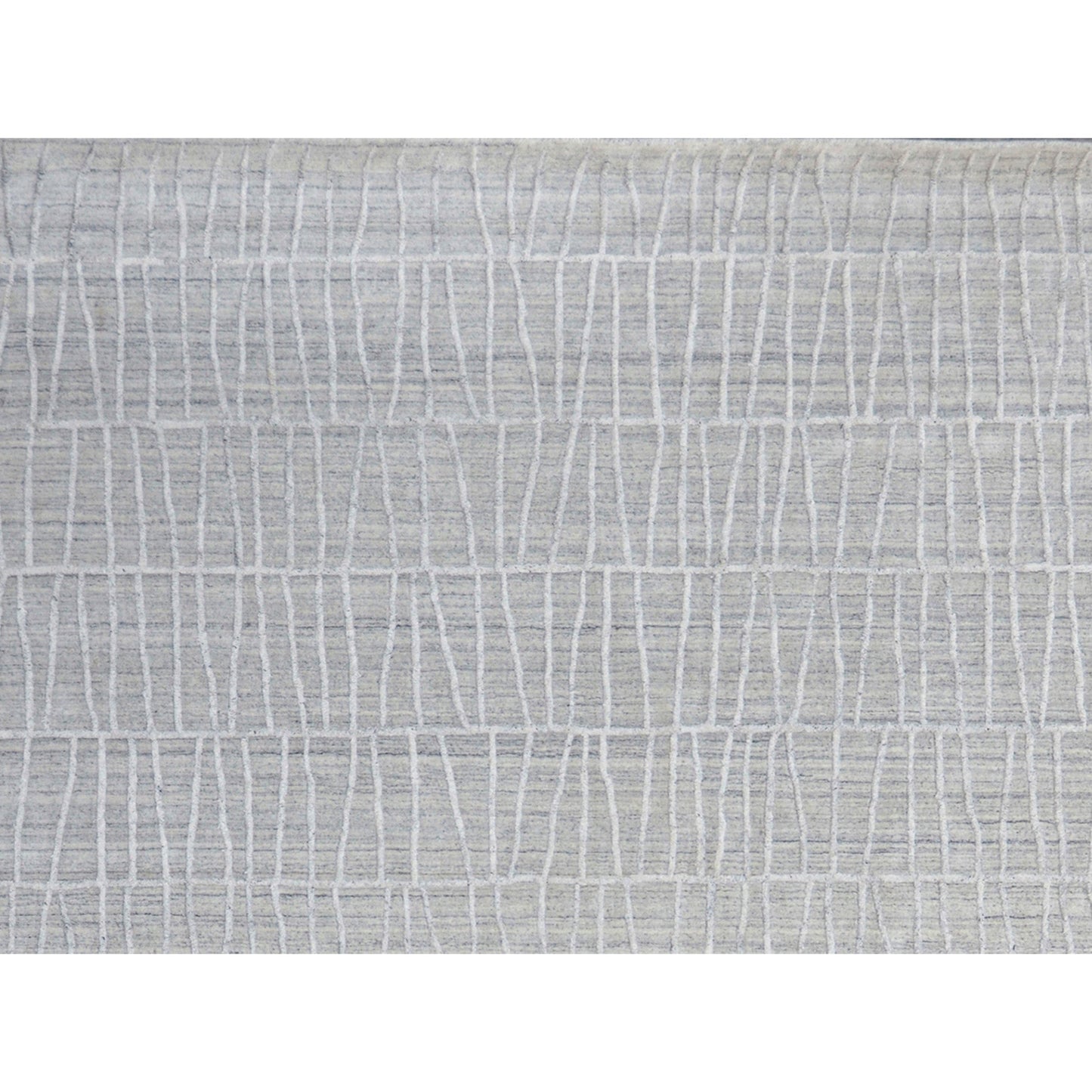 HANDLOOMED 2000 KACEY SILVER / WHITE