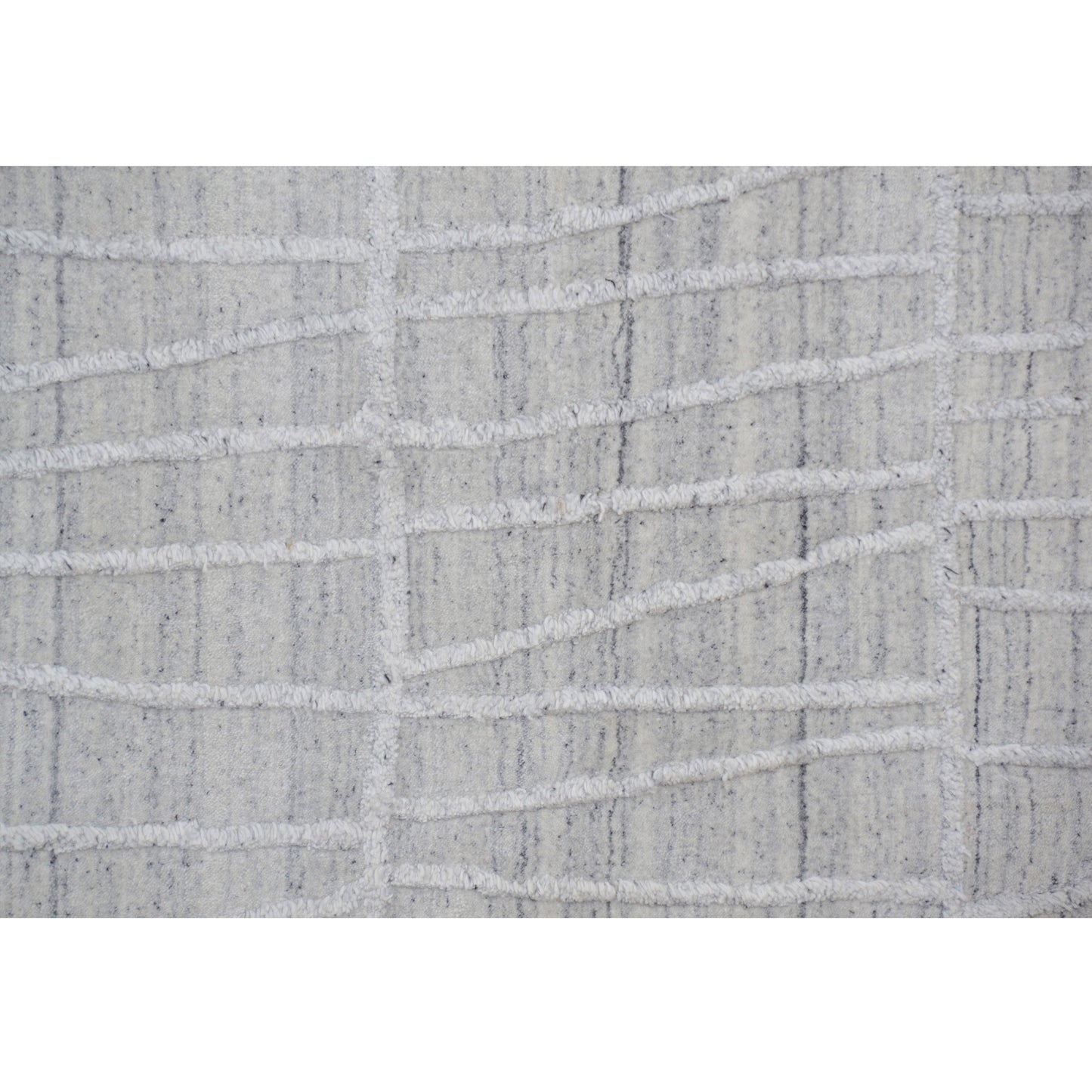 HANDLOOMED 2000 KACEY SILVER / WHITE