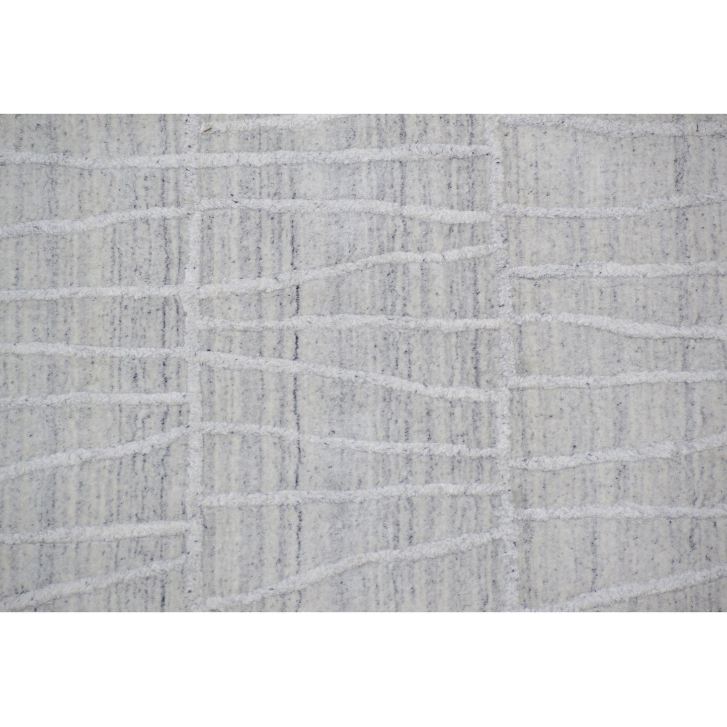 HANDLOOMED 2000 KACEY SILVER / WHITE