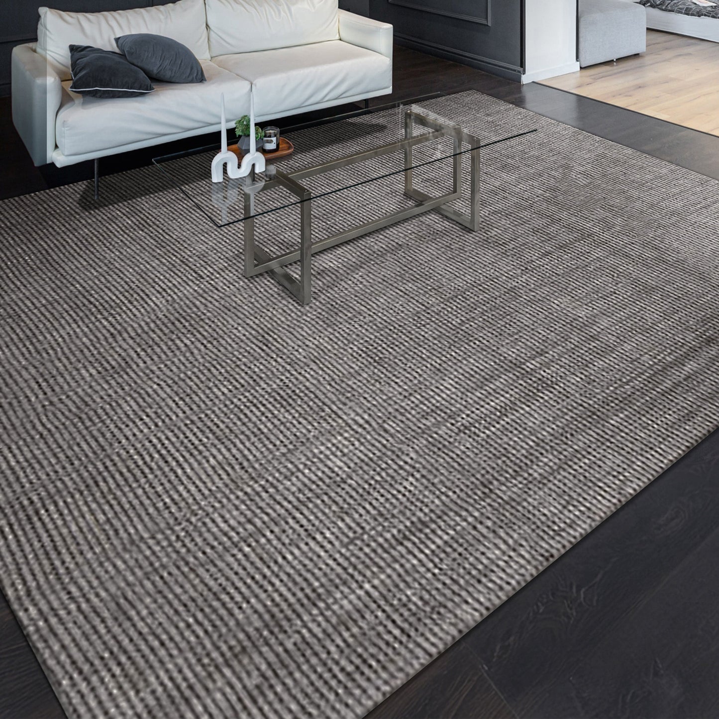 HANDLOOMED 2000 MARGE CHARCOAL