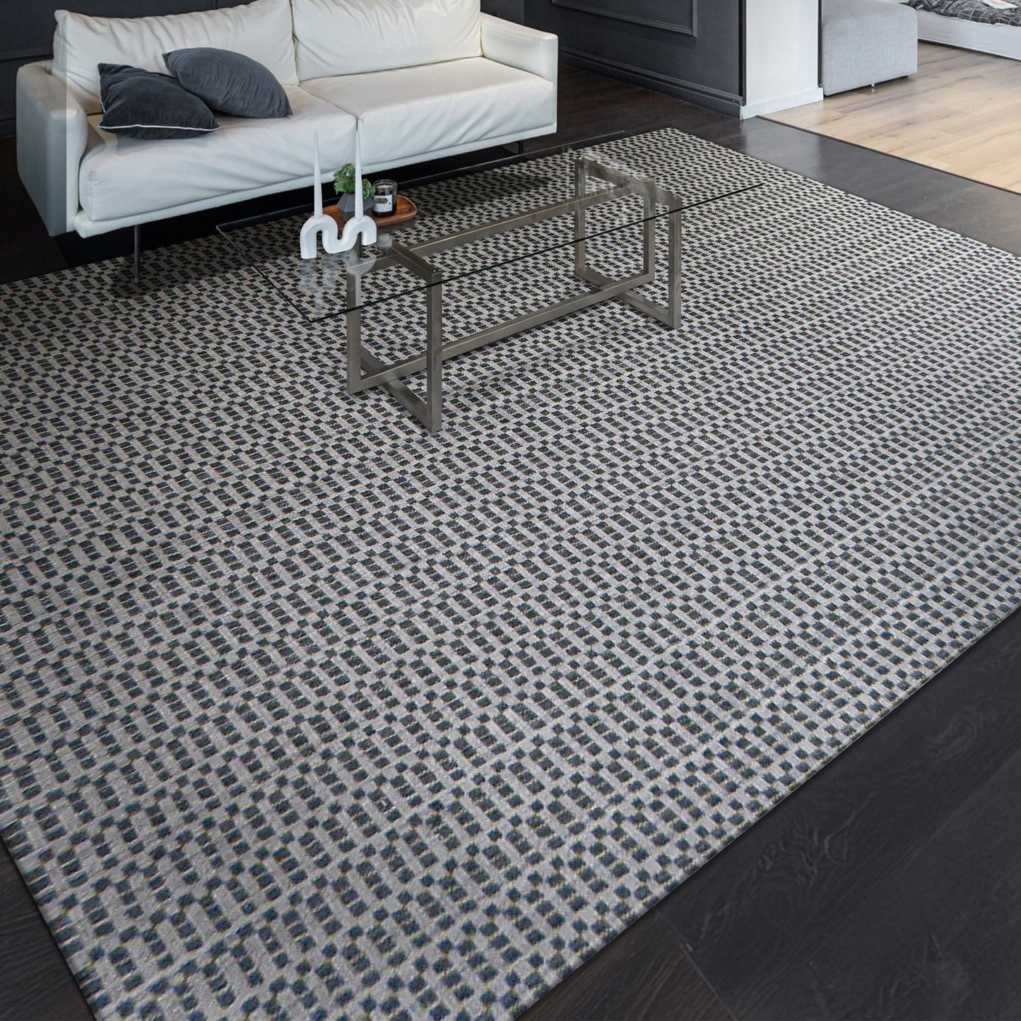 HANDLOOMED 2000 MILO GREY / BLACK
