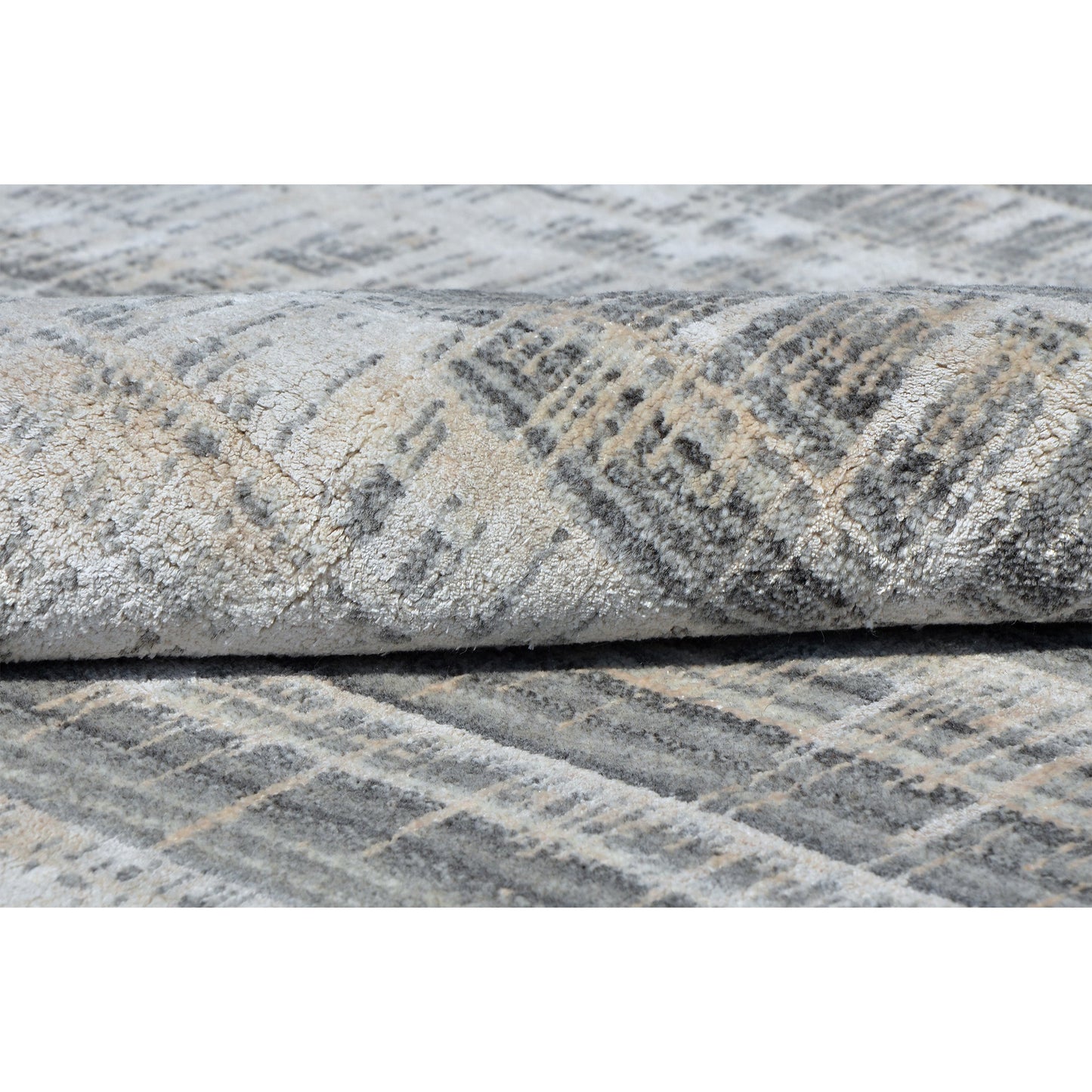 HANDLOOMED 2000 TC213 GREY / SILVER