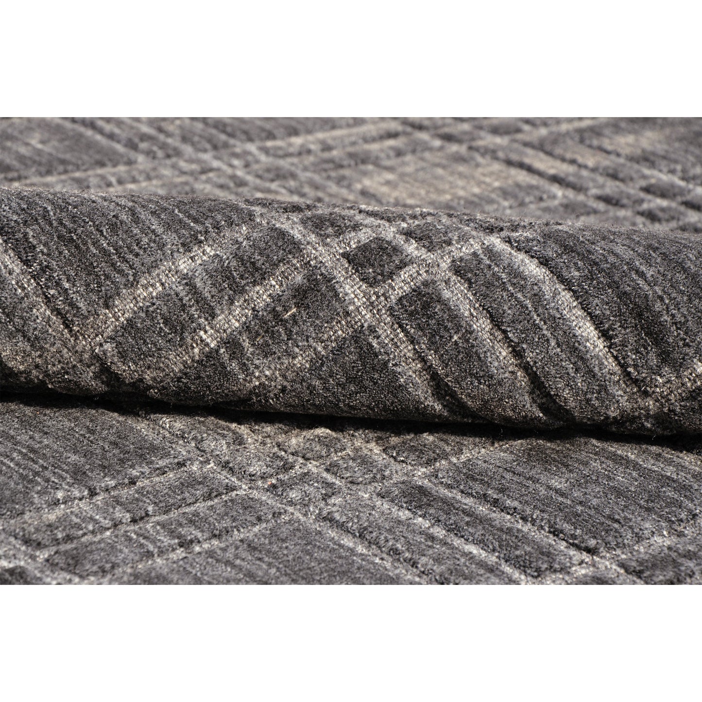 HANDLOOMED 2000 THEO SILVER / BLACK