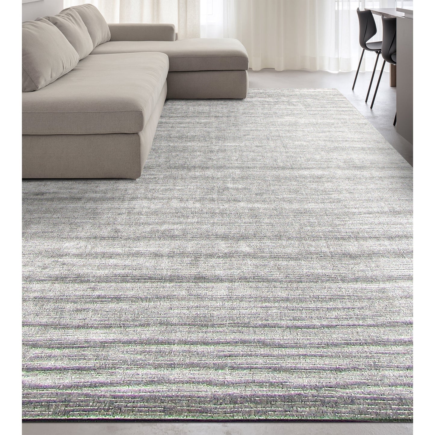HANDLOOMED 2000 ZIZAK LIGHT GREY