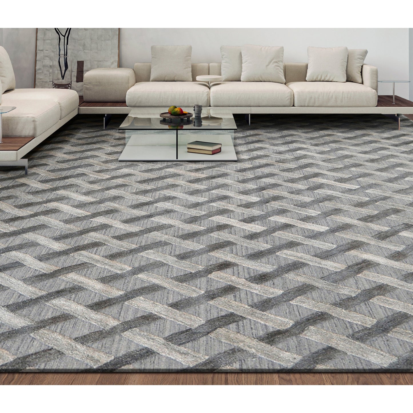 HANDLOOMED 2000 ZRRH8 CHARCOAL