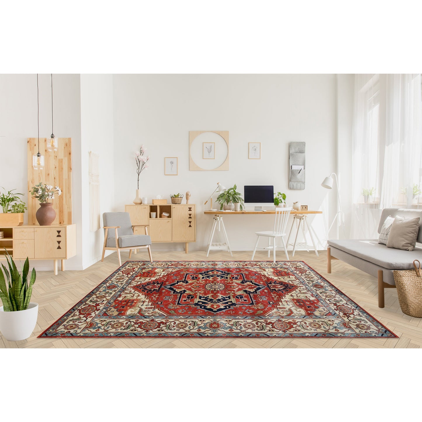 HERIZ L1SER RUST / BEIGE